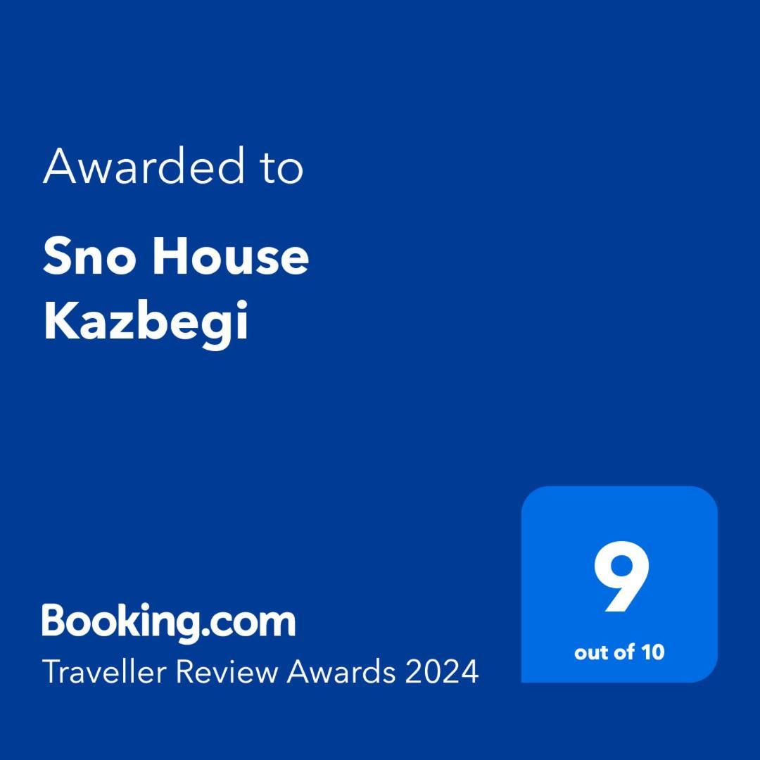 מלון Sno House In Kazbeg מראה חיצוני תמונה